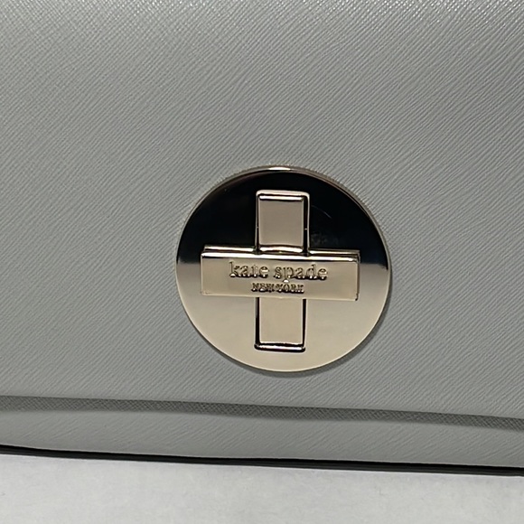Kate Spade Light Gray Crossbody Purse - NWOT - Picture 4 of 9